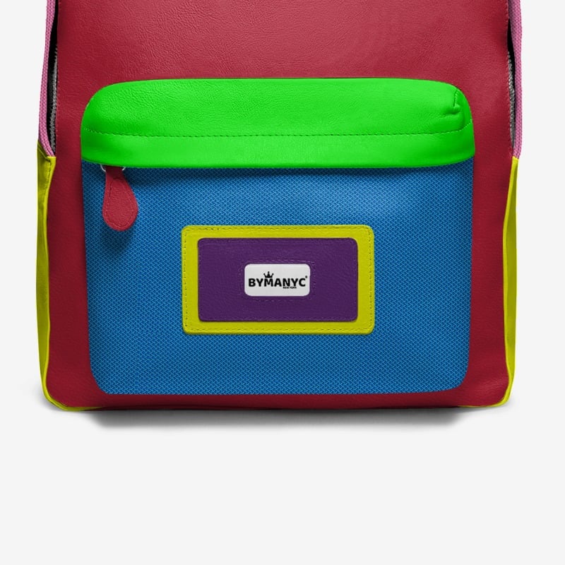 VEGAN BACKPACK SOHO NEON BYMANYC ® New York Luxury