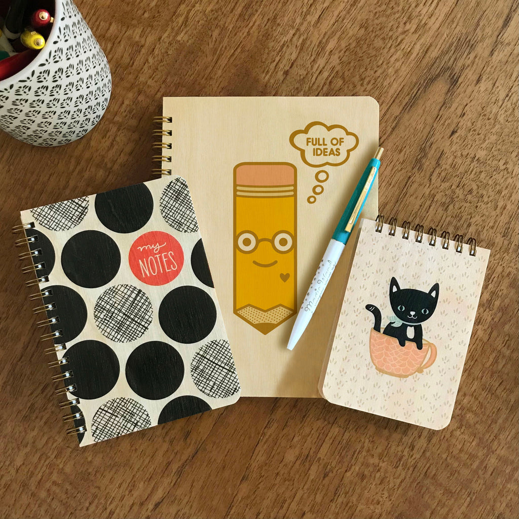 Full of Ideas Wood Journal